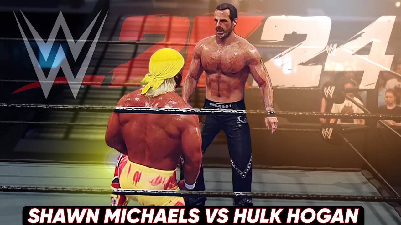 Hulk Hogan vs Shawn Michaels - The Most Unreal WWE 2K24 Match |OREOSHORTS