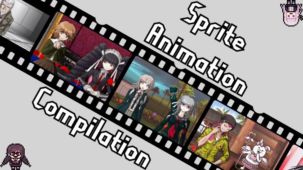 Compilation of Various Danganronpa Sprite Animations