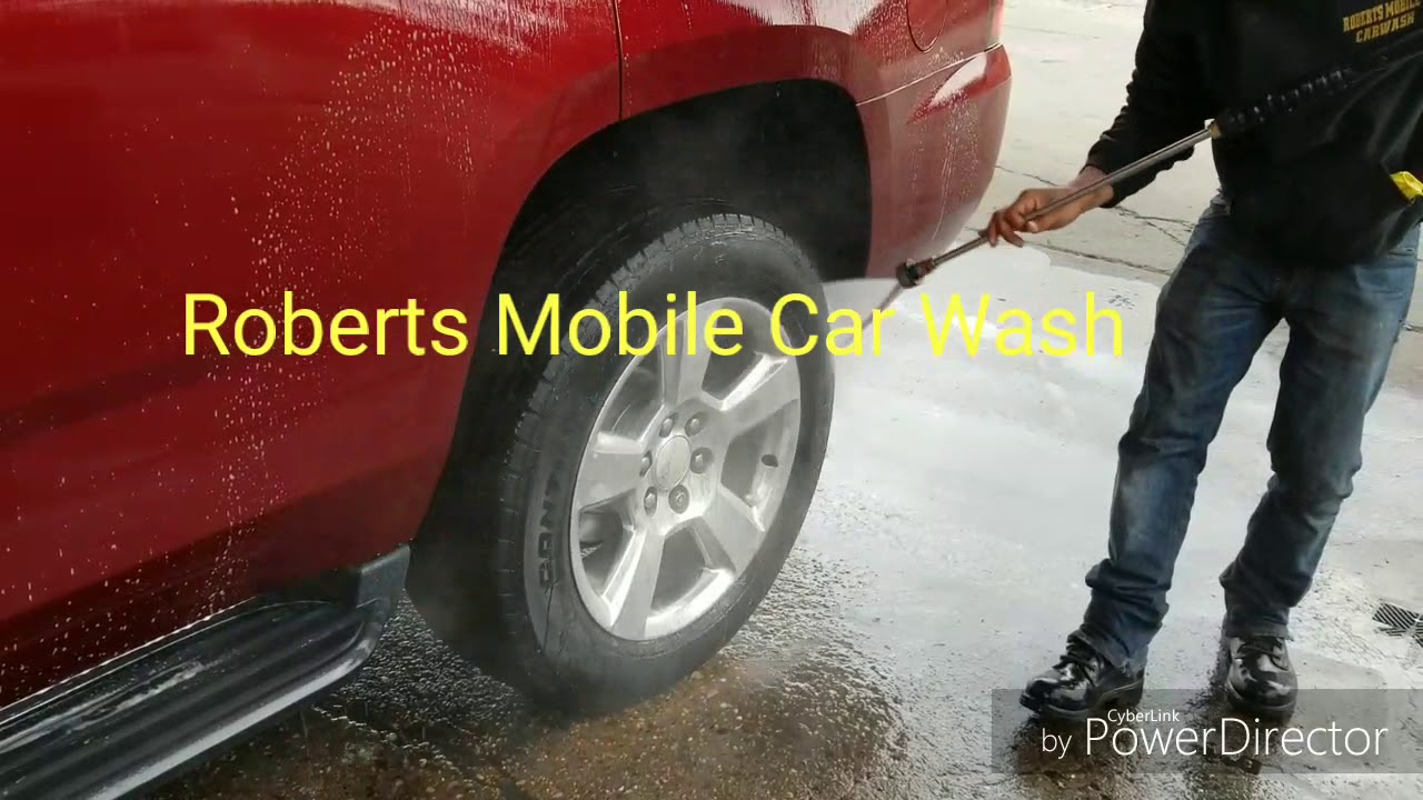 Roberts Mobile Car Wash ( Washing Chevy Tahoe ) YouTube