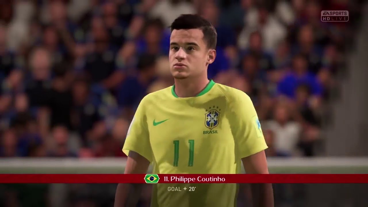 FIFA 18 world cup mode (Brazil Vs France final) (dab top)