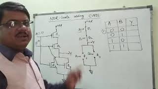 NOR and OR Gate implementation using CMOS