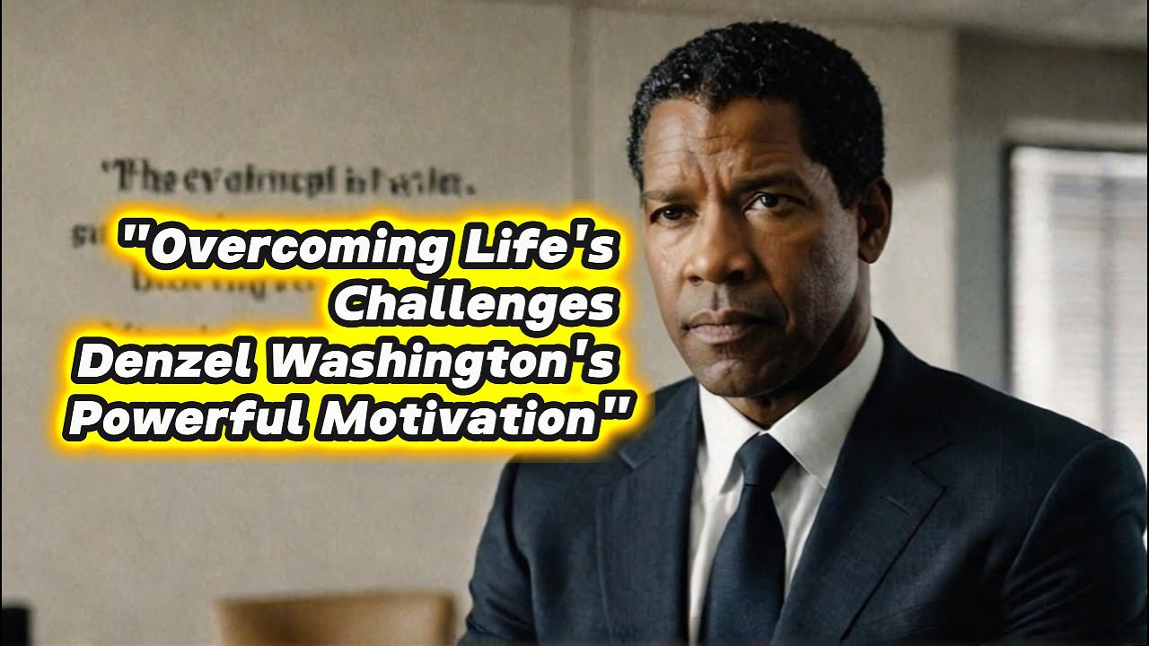 Amazing Denzel Washington's Motivational Quotes for Life's