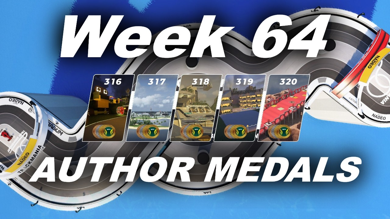 Trackmania Weekly Shorts - Week 64 Author Medals, Week 63 World Records ...