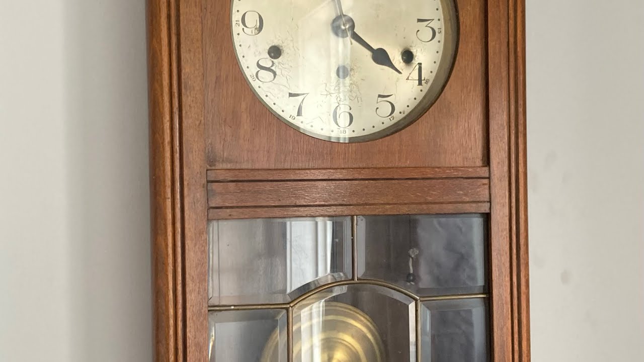 19251929 Kienzle Westminster chimes wall clock YouTube