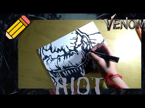 How To Draw Riot Riot Drawing | Venom | Marvel Characters Drawing - YouTube