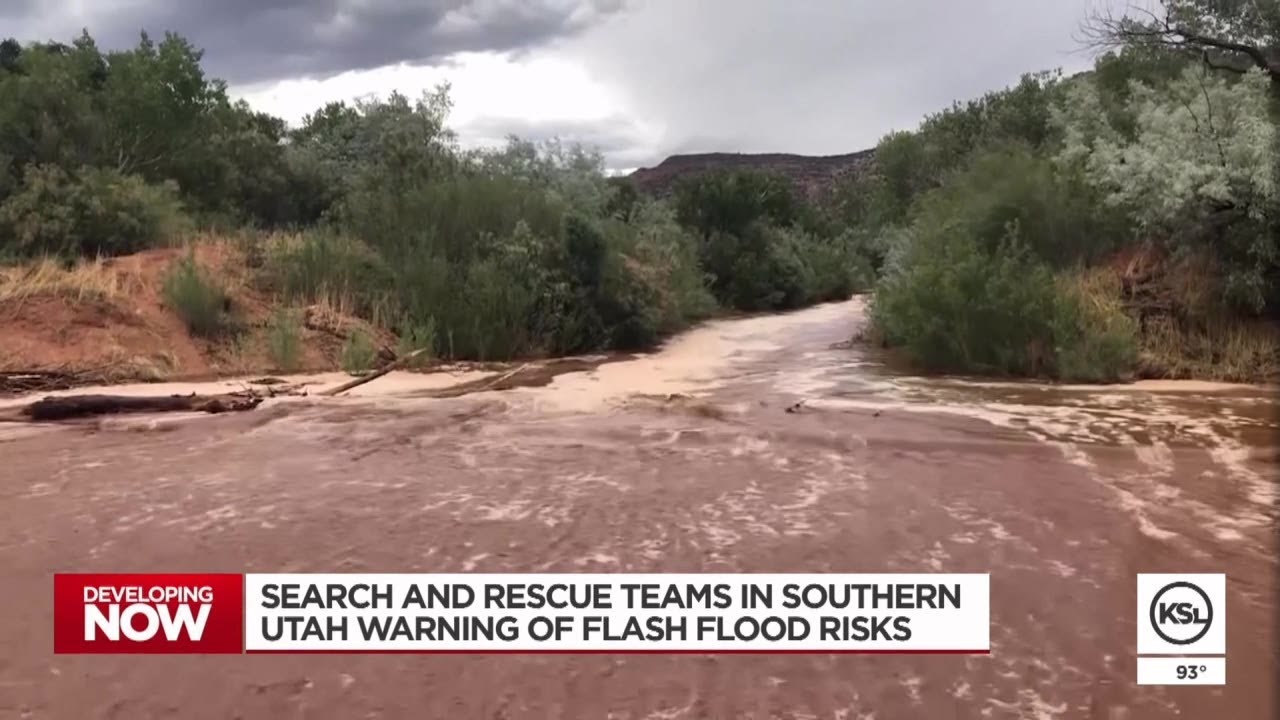 Flash flood risk rises in southern Utah: hikers and campers urged to ...