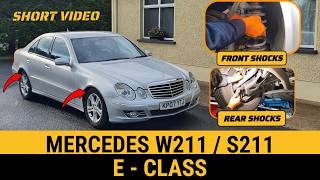Mercedes W211/S211 Shock Absorber Replacement | Front & Rear E220 CDI E270 E280 E320 CDI Short Video