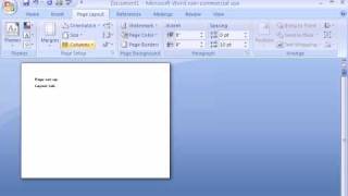 Lesson # 7 Word 2007 Simple instructions for beginners