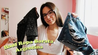 Haul Ropa Barata En Argentina Try On Eve Camila