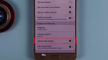How to enable/disable Vibrate when ringing on Samsung J7 Pro Android 9