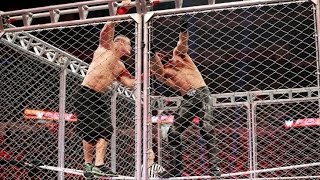 John Cena Vs Seth Rollins Steel Cage Match Wwe Raw 12152014 Highlights