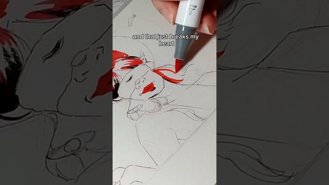 День 4 Inktober (2023) — Dodge (плюс немного о создании арта) 