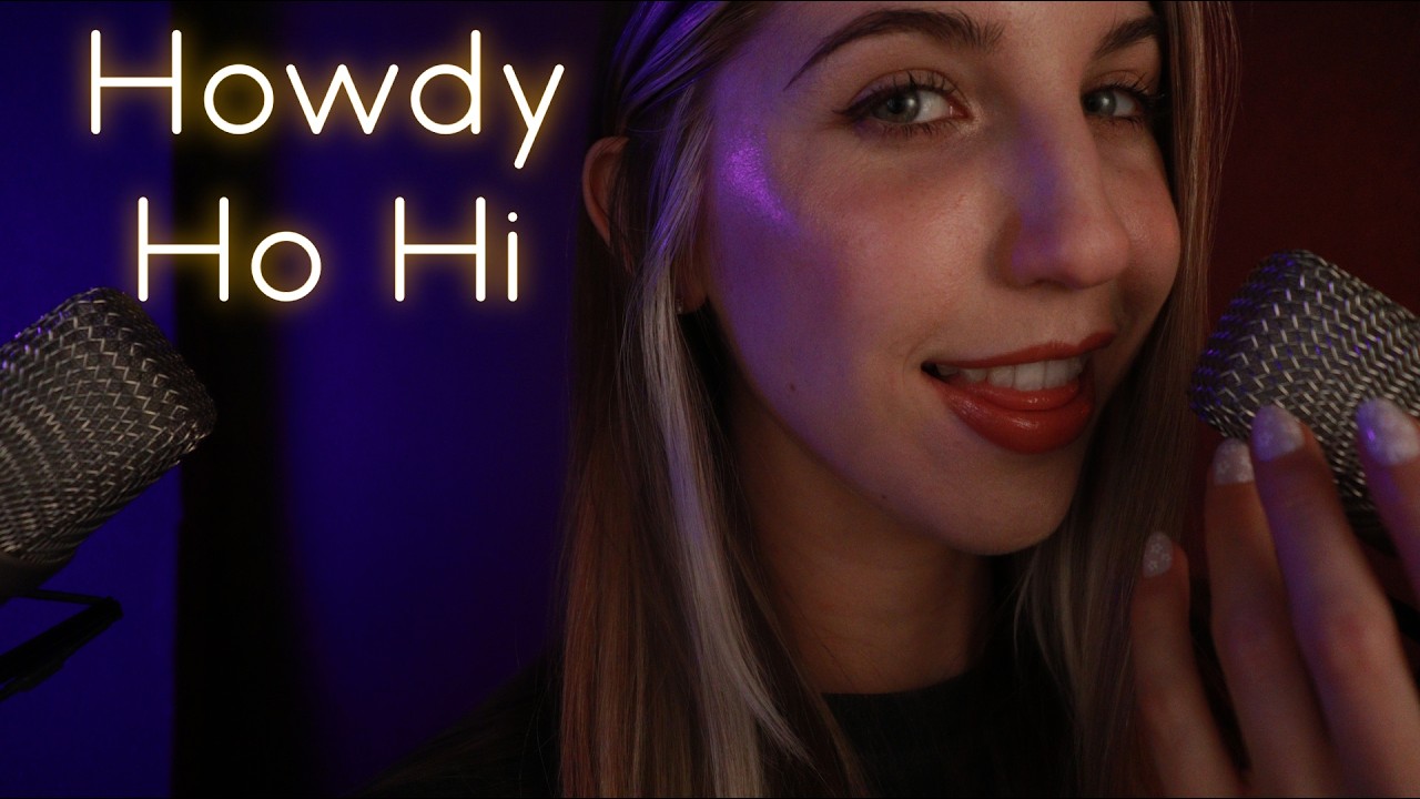 Repeating My Intro ✨ 30 Min of Crisp, Clicky & Breathy Whispers + Visual Triggers ✨ASMR #sleepaid
