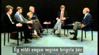 Milton Friedman on RUV (Icelandic State Television) in1984