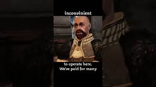 inconvenient — Dragon age : Origins dialogue scene