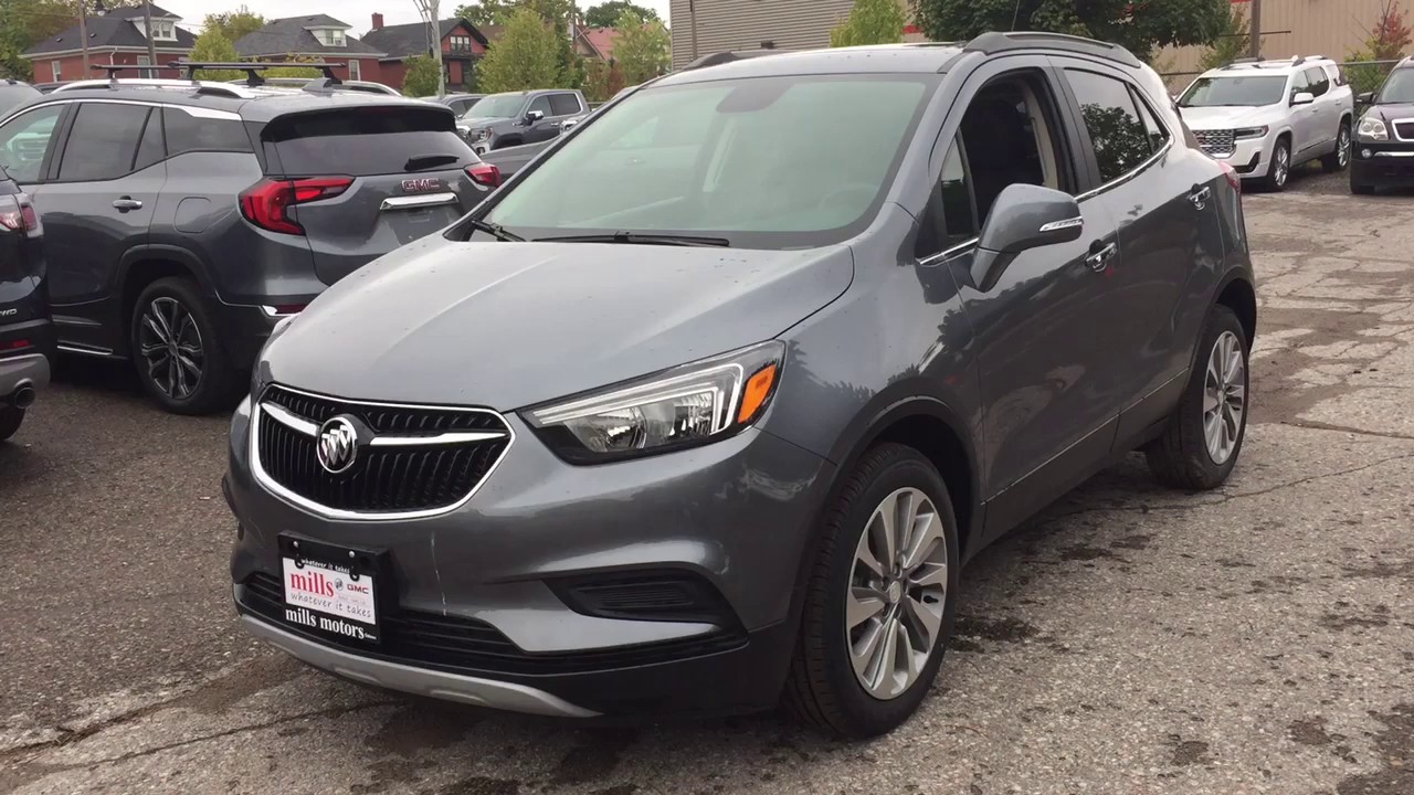 Satin Steel Metallic 2019 Buick Encore Fwd 4dr Preferred Review Oshawa Null Mills Motors Buick Gmc Youtube