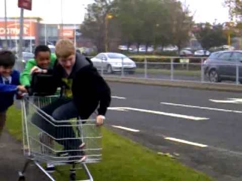 blonde in trolley