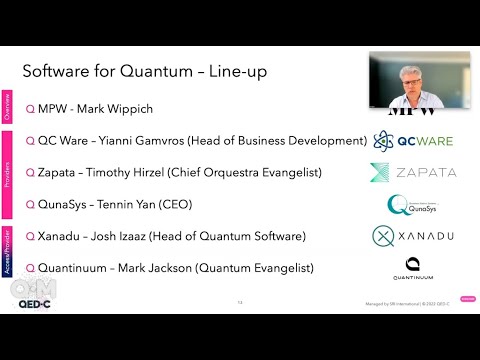 Software for Quantum Full Webinar - QED-C Quantum Marketplace