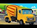 simen trak | popular trak video untuk kanak | Cement  Truck  | Educational Video | Kids Cartoon