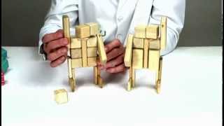 Wooden Toys from Tegu - Building Chip and Dale
