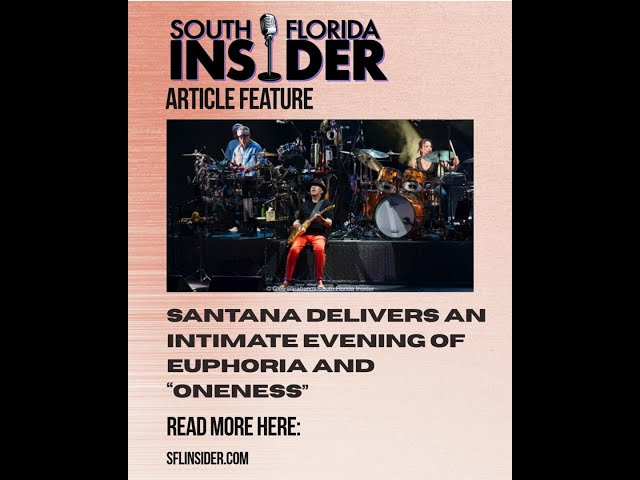 Santana's Sold-Out South Florida Show