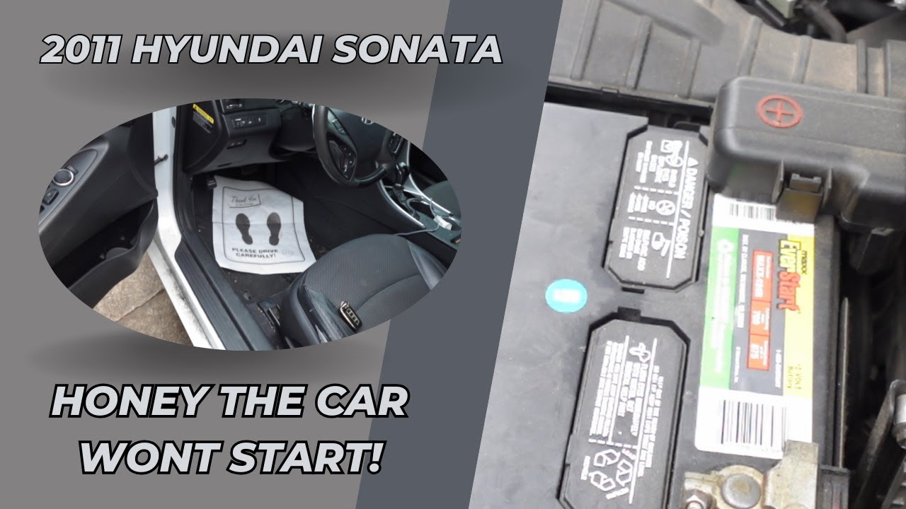 2011 Hyundai Sonata Battery Replace - YouTube