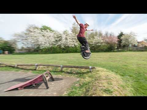 MY NEW EUC WHEEL IS SUPER POWERFUL AND FAST - HUGE CRASHES!
