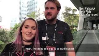 DMU students' work viewed by government official in Hong Kong