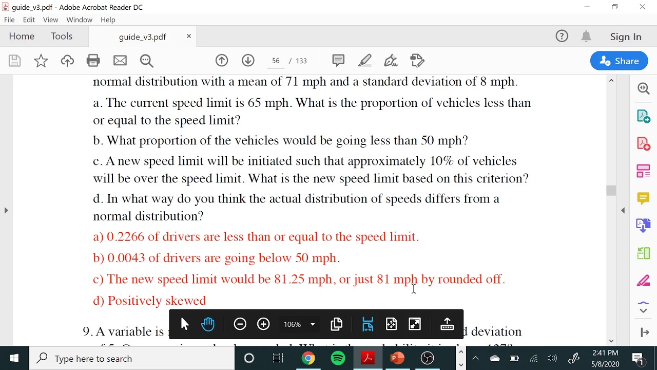 C 2 Help with Chapter 7 Problems - YouTube