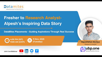 Fresher to Analyst — Alpesh’s Inspiring Data Story