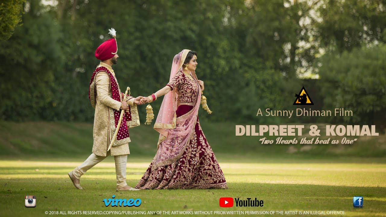 Punjabi Wedding Highlight 2018 Dilpreet Komal Sunny Dhiman