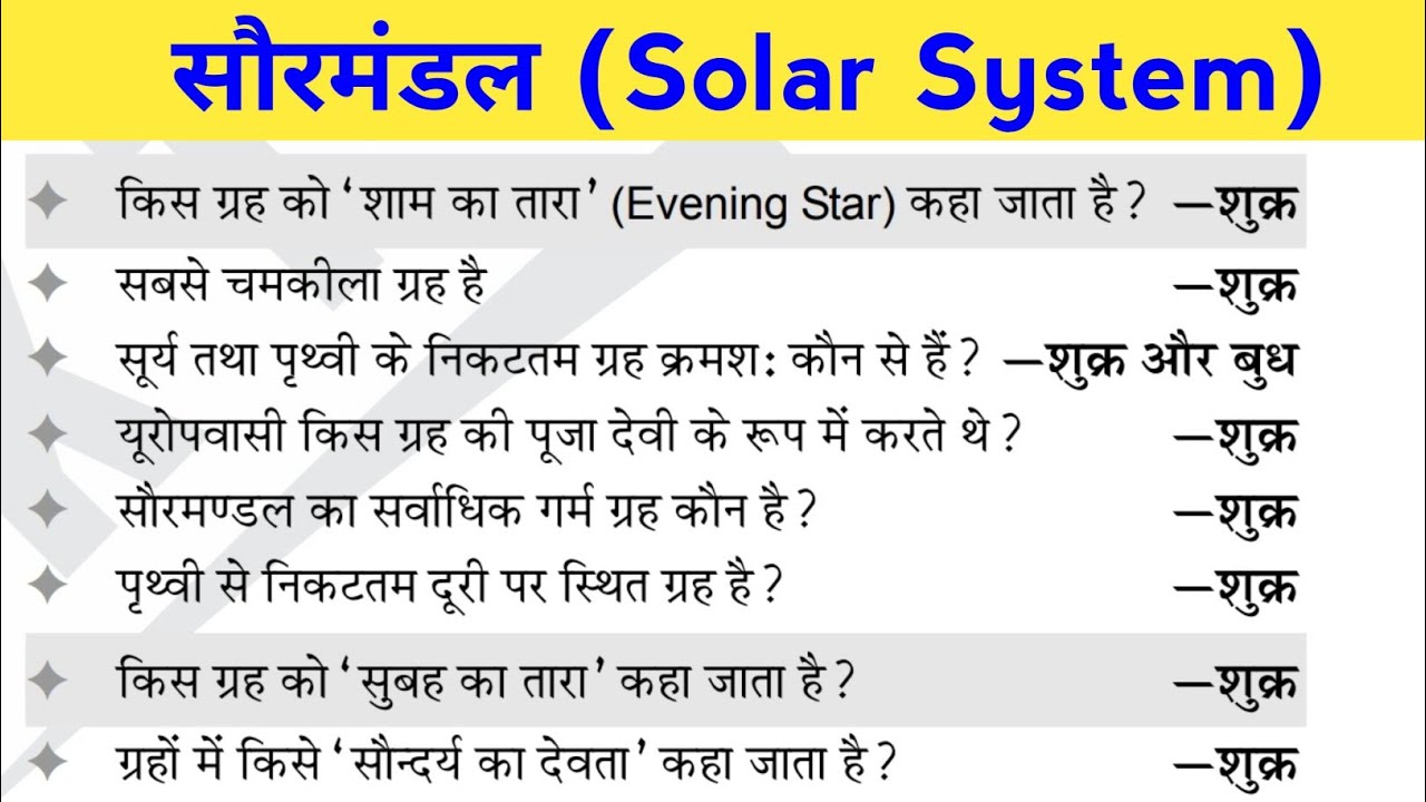 सौरमंडल | Solar System | Planets | solar system in hindi| solar system geography | World Geography |