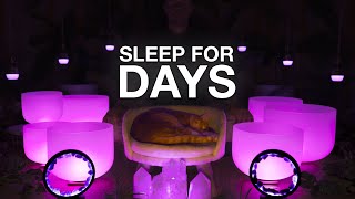 SLEEP FOR DAYS  **ONLY for SEVERE Sleep Depravation**