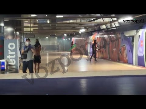 Unos grafiteros siembran el caos dos noches seguidas en el Metro de Madrid y agreden a una vigilante