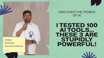 I Tested 100 AI Tools… These 3 Are STUPIDLY Powerful!