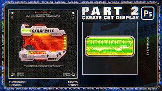 Step-by-Step CYBERPASS RED RABBIT Poster Design | Part 2 : Create CRT Display