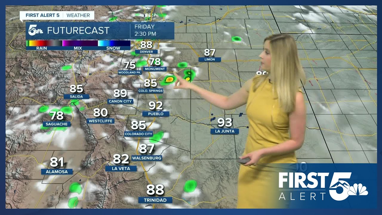 A few storms on Friday, otherwise drying out and heating up through the ...