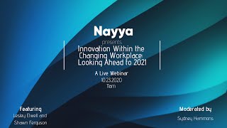 LIVE Webinar: Innovation Within the Changing Workplace: Looking Ahead to 2021
