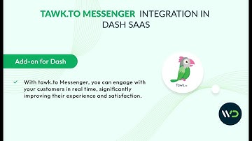 How to Integrate Tawk.to Messenger with Dash SaaS For Better Customer Interaction | Easy Setup