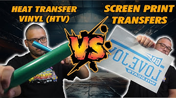 Screen Print Transfers VS Heat Transfer Vinyl (HTV) | Which Is Best?