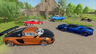 Buying abandoned barn with secret tunnel full of race cars | Farming Simulator 22