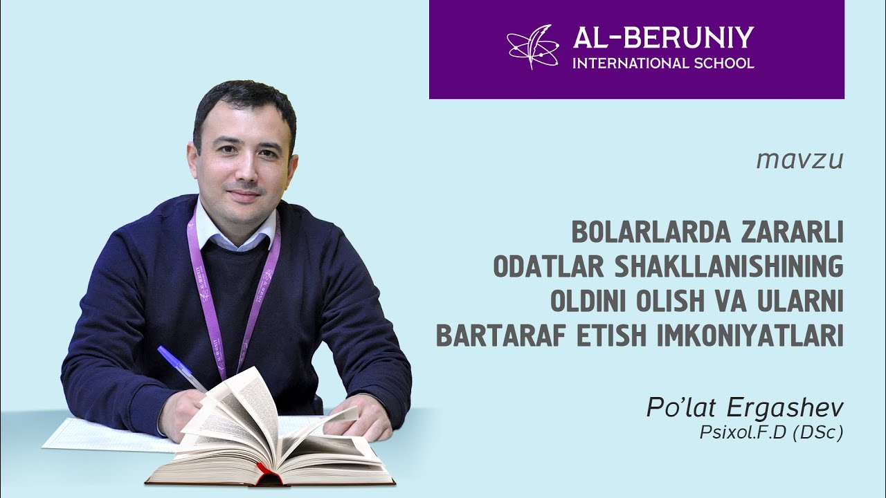 Bolalarda zararli odatlar shakllanishining oldini olish va ularni bartaraf etish imkoniyatlari.