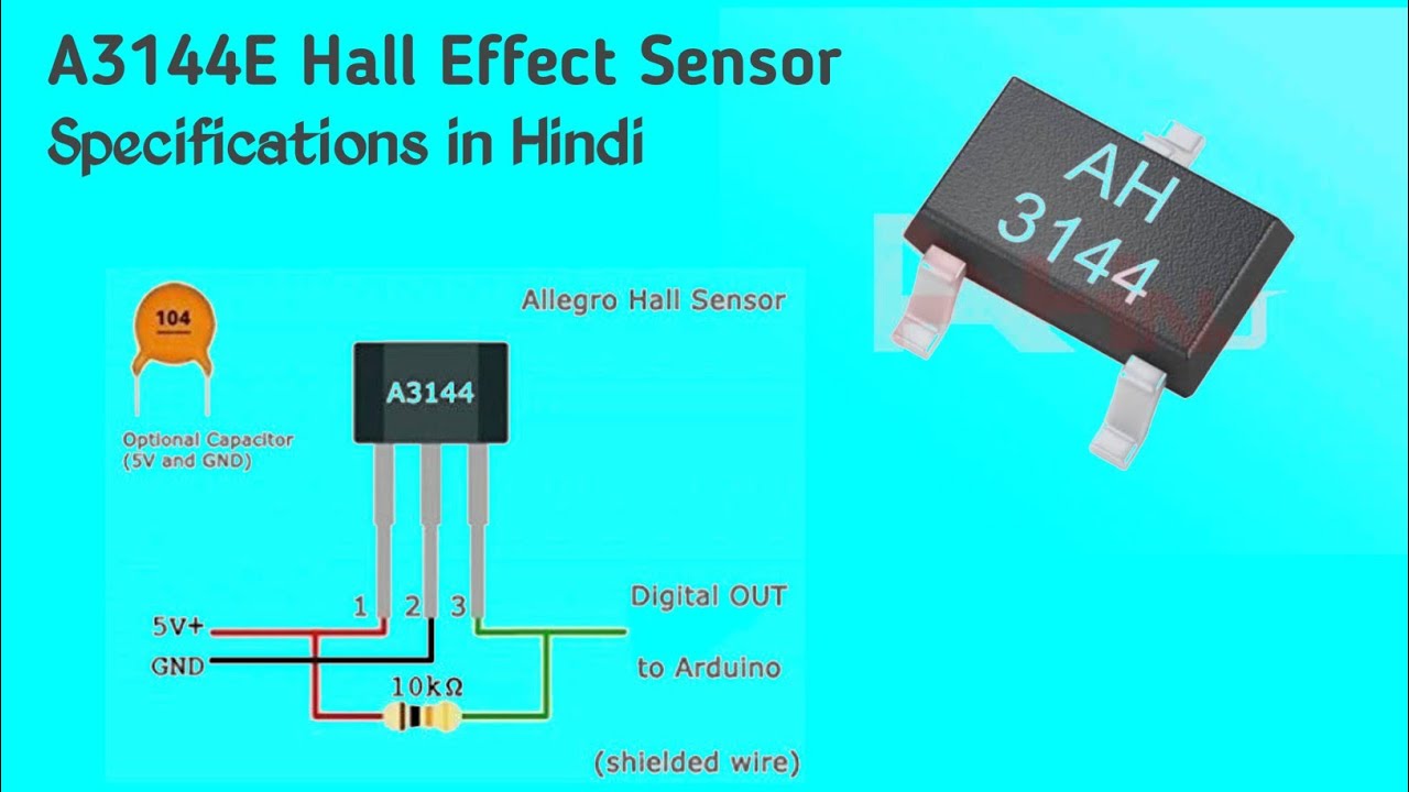 Hall Effect Sensor A3144 Magnetic Switch || What Is Hall Effect Sensor ...