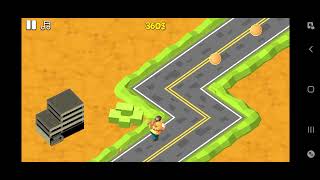 Blue Cat Robot Doraemon Runner Zigzag (4) screenshot 3