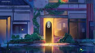 4 Hour Relaxing Studio Ghibli Music for Studying and Sleeping【BGM】+ Soft Rain Sound 🎵 screenshot 4