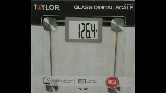 Taylor Digital Bath Scale in Bright White Finish 7616 Bathroom Scale Review  - Consumer Reports