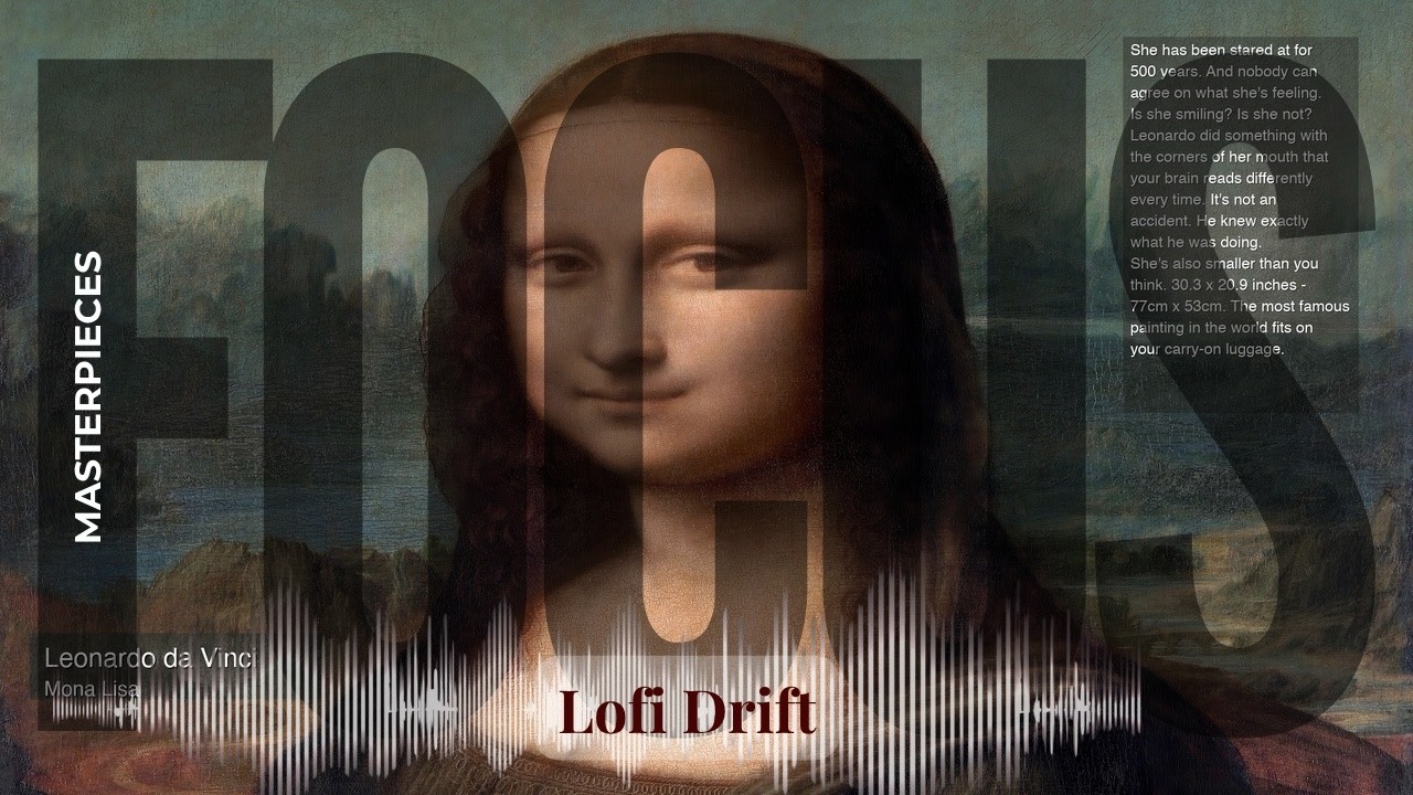 Focus - Lofi Drift with Old Masters | da Vinci · Mona Lisa & others