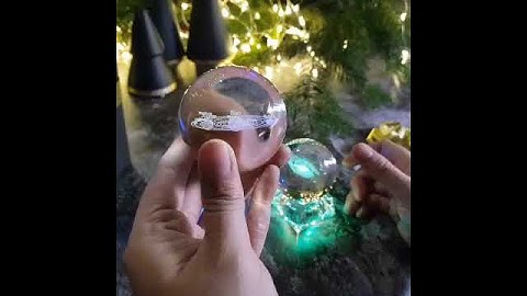 REVIEW | QUẢ CẦU PHA LÊ ĐẾ ĐÈN - CRYSTAL BALL | IDEASHOPVN