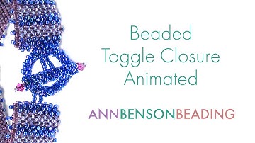 Beaded Toggle Clasp animated Ann Benson