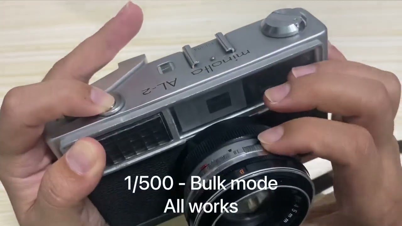 Minolta AL-2 Camera Test - YouTube